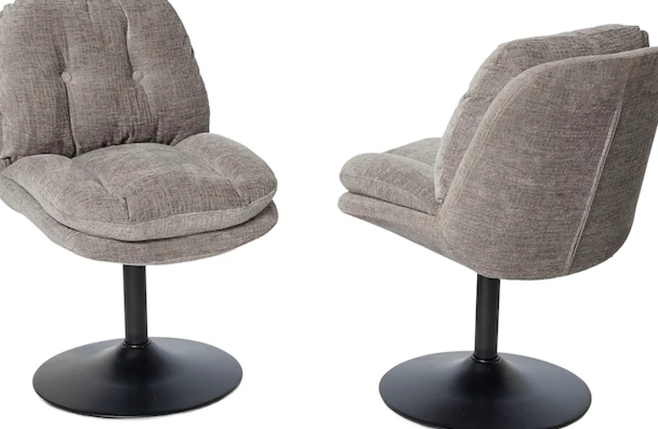 Jahnke Schalenstuhl »KISS TWIST DUO« () 2er Set, drehbar, gepolstert, Metallgestell, B:50,5xT:62xH:80 cm