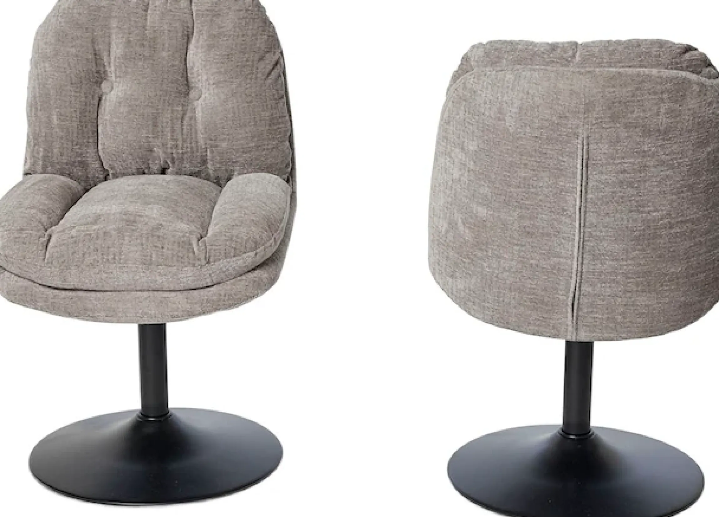 Jahnke Schalenstuhl »KISS TWIST DUO« () 2er Set, drehbar, gepolstert, Metallgestell, B:50,5xT:62xH:80 cm