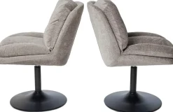 Jahnke Schalenstuhl »KISS TWIST DUO« () 2er Set, drehbar, gepolstert, Metallgestell, B:50,5xT:62xH:80 cm