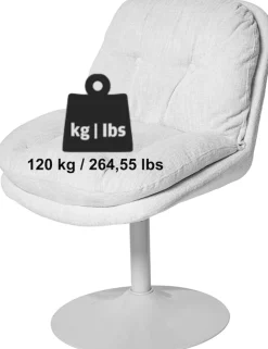 Jahnke Schalenstuhl »KISS TWIST DUO« () 2er Set, drehbar, gepolstert, Metallgestell, B:50,5xT:62xH:80 cm