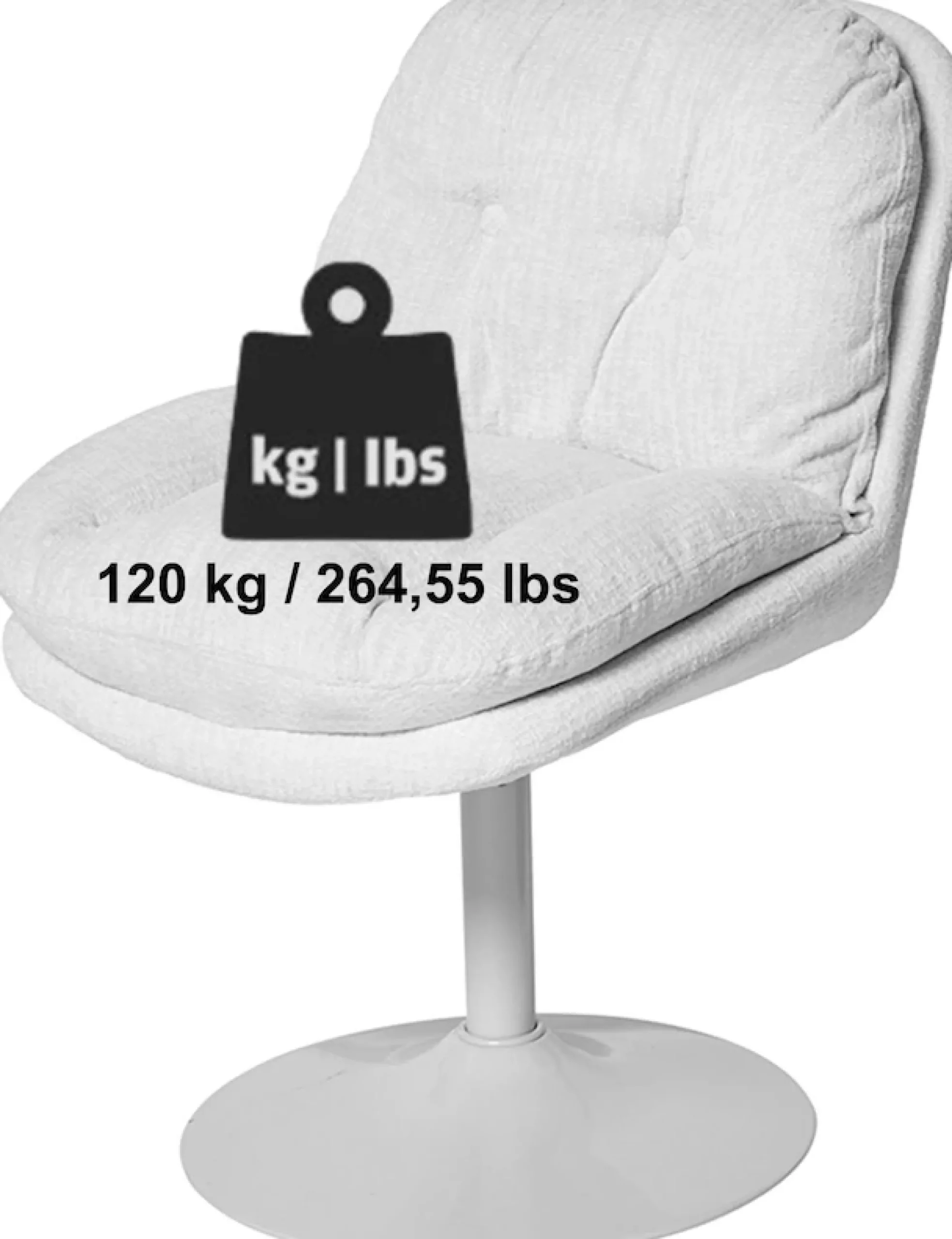 Jahnke Schalenstuhl »KISS TWIST DUO« () 2er Set, drehbar, gepolstert, Metallgestell, B:50,5xT:62xH:80 cm