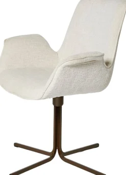 Jahnke Schalenstuhl »POLE TWIST« () Drehbar, gepolstert, mit Armlehnen, Metallgestell, B:65xT:63xH:85 cm