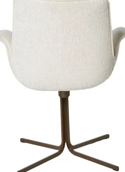 Jahnke Schalenstuhl »POLE TWIST« () Drehbar, gepolstert, mit Armlehnen, Metallgestell, B:65xT:63xH:85 cm
