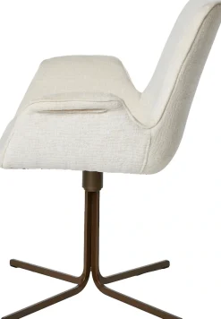 Jahnke Schalenstuhl »POLE TWIST« () Drehbar, gepolstert, mit Armlehnen, Metallgestell, B:65xT:63xH:85 cm