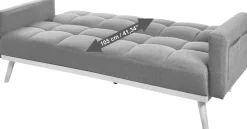 Jahnke Schlafsofa »CHILLAX BOX« mit Schlaffunktion, Seitentasche, Breite 214 cm
