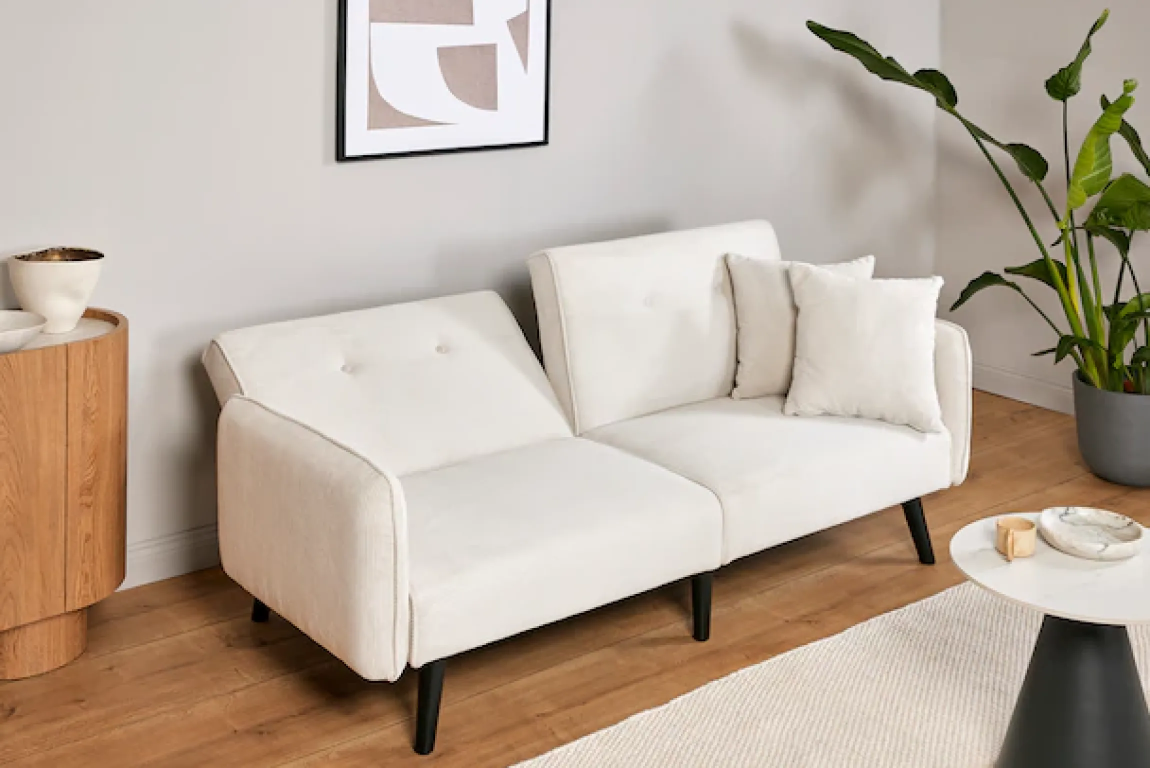 Jahnke Schlafsofa »CHILLAX DOT« mit Relax-und Schlaffunktion, inkl. Kissen, Breite 191 cm