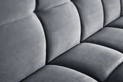 Jahnke Schlafsofa »CHILLAX POSH« mit Schlaffunktion, edler Samtstoff & Füße im Gold-Look, Breite 213 cm