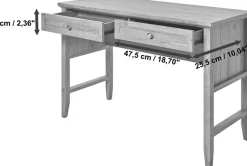Jahnke Schreibtisch »CLASSIC D 120« Schreibtisch, Schminktisch, Konsole, 2 Schubladen, Breite: 120 cm