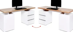 Jahnke Schreibtisch »CU-LIBRE C 250« wechselseitig montierbar