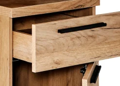 Jahnke Schreibtisch »LUX C 140« wechselseitig montierbar, Seitenteil aus ESG Sicherheitsglas