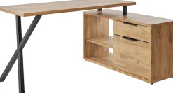 Jahnke Schreibtisch »X-TRA C 145 E« 1 Stk. tlg. Eckschreibtisch, wechselseitig montierbar, X-Gestell