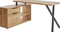 Jahnke Schreibtisch »X-TRA C 145 E« 1 Stk. tlg. Eckschreibtisch, wechselseitig montierbar, X-Gestell