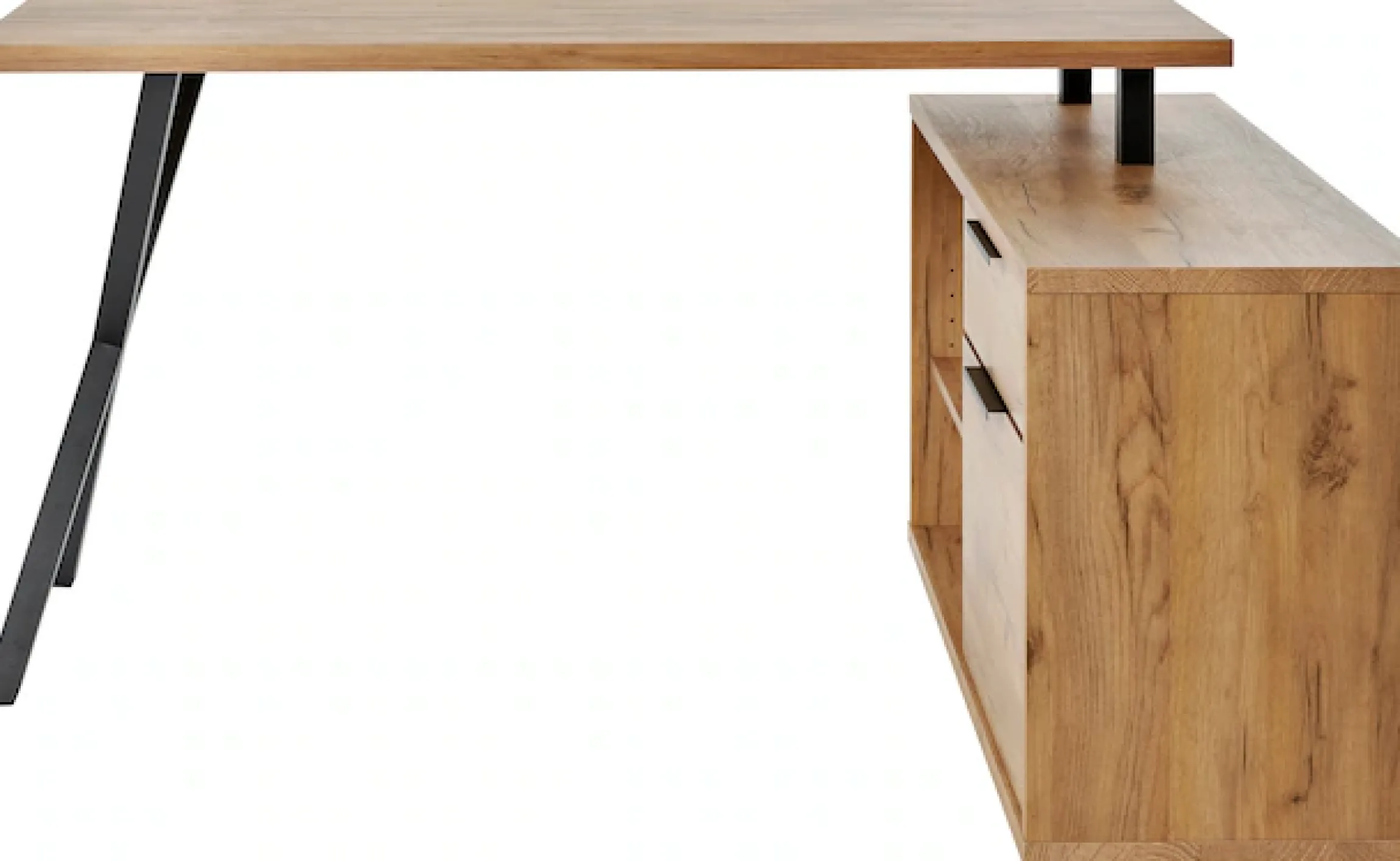 Jahnke Schreibtisch »X-TRA C 145 E« 1 Stk. tlg. Eckschreibtisch, wechselseitig montierbar, X-Gestell