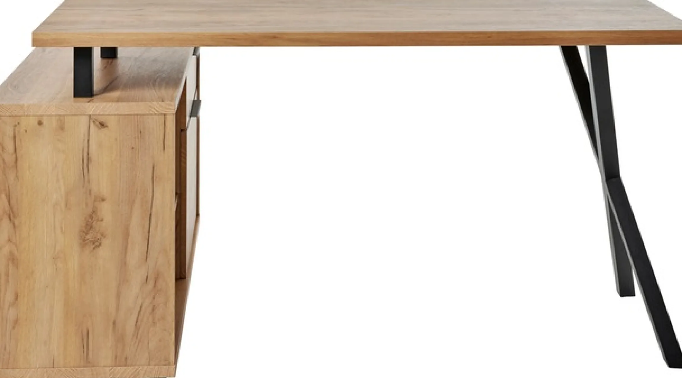 Jahnke Schreibtisch »X-TRA C 145 E« 1 Stk. tlg. Eckschreibtisch, wechselseitig montierbar, X-Gestell