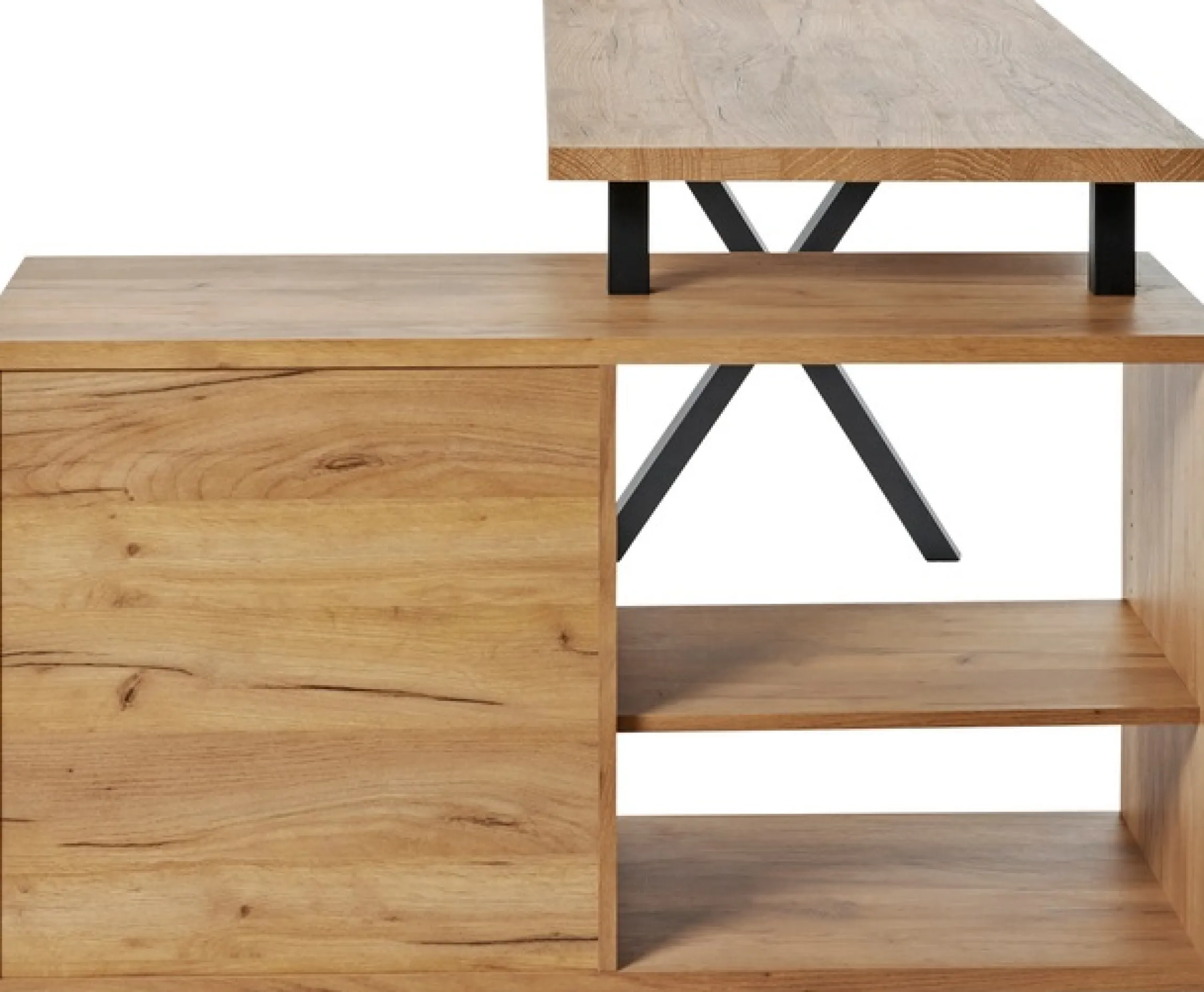 Jahnke Schreibtisch »X-TRA C 145 E« 1 Stk. tlg. Eckschreibtisch, wechselseitig montierbar, X-Gestell