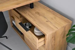 Jahnke Schreibtisch »X-TRA C 145 E« 1 Stk. tlg. Eckschreibtisch, wechselseitig montierbar, X-Gestell