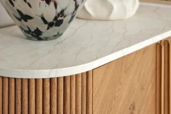Jahnke Sideboard »ARROW SB 160« 1 Stk. tlg. Sideboard, abgerundet, Fischgrät-Muster, Breite 159,5 cm