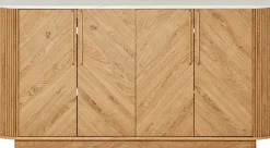 Jahnke Sideboard »ARROW SB 160« 1 Stk. tlg. Sideboard, abgerundet, Fischgrät-Muster, Breite 159,5 cm