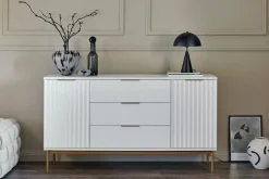 Jahnke Sideboard »CARVE SB 150« 1 Stk. tlg. Sideboard, raffiniertes Design, edler Gold-Look, Breite 150 cm