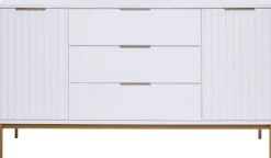 Jahnke Sideboard »CARVE SB 150« 1 Stk. tlg. Sideboard, raffiniertes Design, edler Gold-Look, Breite 150 cm