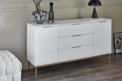 Jahnke Sideboard »CARVE SB 150« 1 Stk. tlg. Sideboard, raffiniertes Design, edler Gold-Look, Breite 150 cm