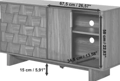 Jahnke Sideboard »CHESS SB 150« 1 Stk. tlg. Sideboard, 2 Schiebetüren, Breite ca. 150 cm