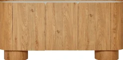 Jahnke Sideboard »CIRCO SB 160« 1 Stk. tlg. Sideboard, 3-türig, gerundetes Design, Marmor-Look, Breite 160 cm