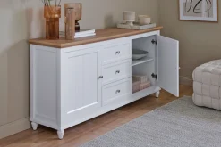 Jahnke Sideboard »COTTAGE SB 150« 1 Stk. tlg. Sideboard, Landhausstil, 2 Türen und 3 Schubladen, Breite ca. 150 cm
