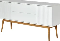Jahnke Sideboard »GRACE SB 150« Sideboard, 2 Türen & 2 Schubladen, Skandi-Design, Breite: 150 cm