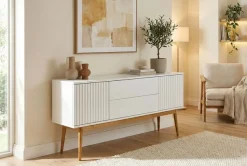 Jahnke Sideboard »GRACE SB 150« Sideboard, 2 Türen & 2 Schubladen, Skandi-Design, Breite: 150 cm