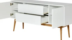 Jahnke Sideboard »GRACE SB 150« Sideboard, 2 Türen & 2 Schubladen, Skandi-Design, Breite: 150 cm