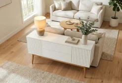 Jahnke Sideboard »GRACE SB 150« Sideboard, 2 Türen & 2 Schubladen, Skandi-Design, Breite: 150 cm