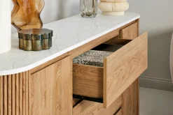 Jahnke Sideboard »GROOVE SB 160« 1 Stk. tlg. Sideboard, abgerundet, Marmor-Look, Breite ca. 159,5 cm