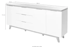 Jahnke Sideboard »LIBRE« Breite ca. 180