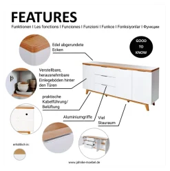 Jahnke Sideboard »LIBRE« Breite ca. 180