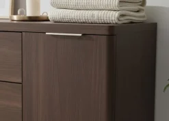 Jahnke Sideboard »LIBRE SB 160« Sideboard,Skandi,2 Türen + 3 Schubladen,Aluminiumgriffe,Breite 160 cm