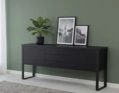 Jahnke Sideboard »LOOP SB 180« Sideboard,2 Türen + 3 Schubladen, Metallrahmen, Breite 180 cm