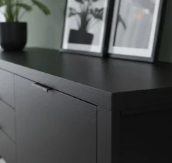 Jahnke Sideboard »LOOP SB 180« Sideboard,2 Türen + 3 Schubladen, Metallrahmen, Breite 180 cm