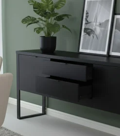Jahnke Sideboard »LOOP SB 180« Sideboard,2 Türen + 3 Schubladen, Metallrahmen, Breite 180 cm