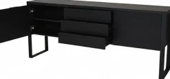 Jahnke Sideboard »LOOP SB 180« Sideboard,2 Türen + 3 Schubladen, Metallrahmen, Breite 180 cm