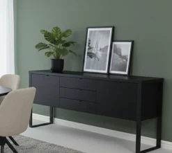 Jahnke Sideboard »LOOP SB 180« Sideboard,2 Türen + 3 Schubladen, Metallrahmen, Breite 180 cm