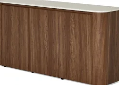 Jahnke Sideboard »TRESOR SB 150« Sideboard, Marmor Look, grifflose Optik, 3 Türen, Breite:150 cm