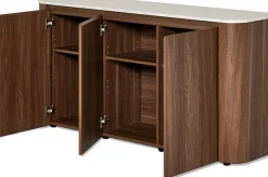 Jahnke Sideboard »TRESOR SB 150« Sideboard, Marmor Look, grifflose Optik, 3 Türen, Breite:150 cm