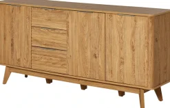 Jahnke Sideboard »WAVE SB 170« 1 Stk. tlg. Sideboard, 3 Schubladen + 3 Türen, Wellendesign, Breite 169,5 cm