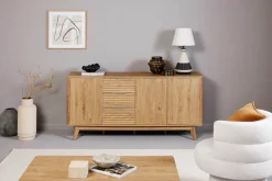 Jahnke Sideboard »WAVE SB 170« 1 Stk. tlg. Sideboard, 3 Schubladen + 3 Türen, Wellendesign, Breite 169,5 cm