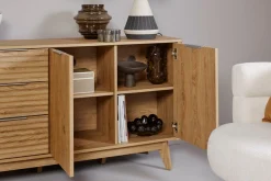 Jahnke Sideboard »WAVE SB 170« 1 Stk. tlg. Sideboard, 3 Schubladen + 3 Türen, Wellendesign, Breite 169,5 cm