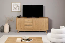 Jahnke Sideboard »WAVE SB 170« 1 Stk. tlg. Sideboard, 3 Schubladen + 3 Türen, Wellendesign, Breite 169,5 cm