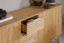 Jahnke Sideboard »WAVE SB 170« 1 Stk. tlg. Sideboard, 3 Schubladen + 3 Türen, Wellendesign, Breite 169,5 cm