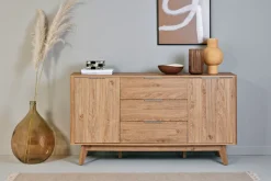 Jahnke Sideboard »WAVE SB 150« 1 Stk. tlg. Sideboard, Retro-Stil, Front in Wellendesign, Breite ca. 150 cm