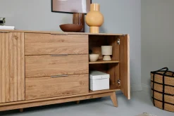 Jahnke Sideboard »WAVE SB 150« 1 Stk. tlg. Sideboard, Retro-Stil, Front in Wellendesign, Breite ca. 150 cm